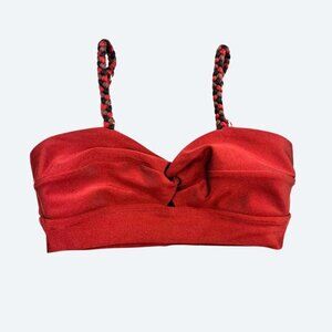 Terraccotta Braided Sports Bra for Women – Women’s Stylish Gym Top